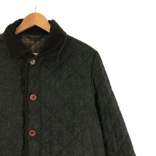 【バブアー】オイルドコート ジャケット BELSAY 裏地キルティング 黒