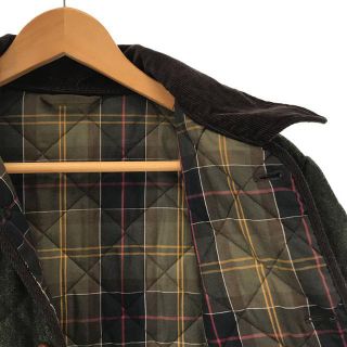 【バブアー】オイルドコート ジャケット BELSAY 裏地キルティング 黒