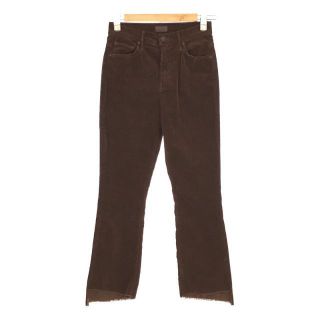 マザー(mother)のMOTHER / マザー | 2020AW | Deuxieme Classe ドゥーズィエムクラス 取扱い CORDUROY INSIDER CROP STEP FRAY コーデュロイ インサイダー クロップド パンツ | 25 | ブラウン | レディース(その他)