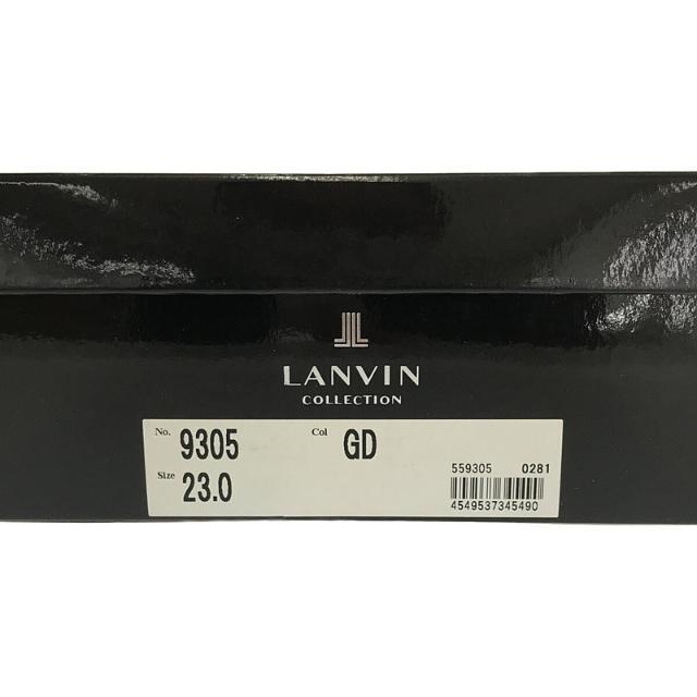 LANVIN(ランバン)の【新品】  LANVIN / ランバン | ラメ ウェッジソール サンダル 箱付き | 23 | ゴールド | レディース レディースの靴/シューズ(サンダル)の商品写真