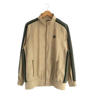 ニードルス(Needles)の【美品】  Needles / ニードルス | Track Jacket - Synthetic Leather / Python シンセティック レザー パイソントラック ジャケット | Ｍ | ベージュ / グリーン | メンズ(その他)