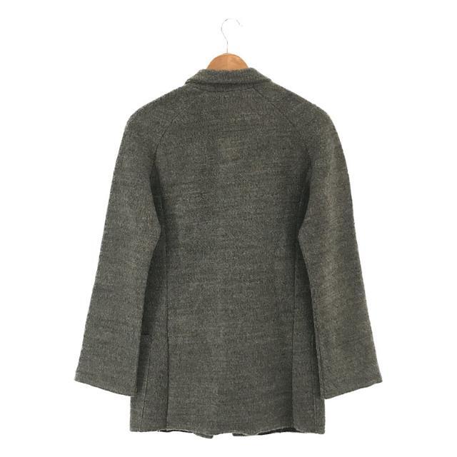 OURET(オーレット)のOURET / オーレット | WOOL PILE KNIT TWEED SHAWL COLLAR JACKET ウール パイル ニット ツイード ショールカラー ジャケット | グレー | メンズ メンズのジャケット/アウター(その他)の商品写真