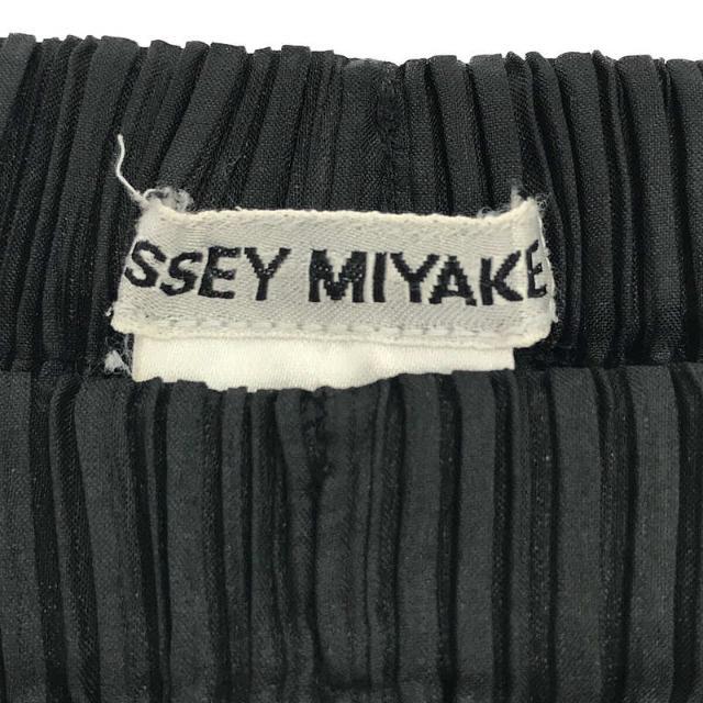 レディースISSEY MIYAKE / イッセイミヤケ | プリーツ ルーズフィットパンツ | M | ブラック | レディース