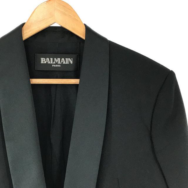 BALMAIN - 【美品】 BALMAIN / バルマン | サテン ショールカラー 切替