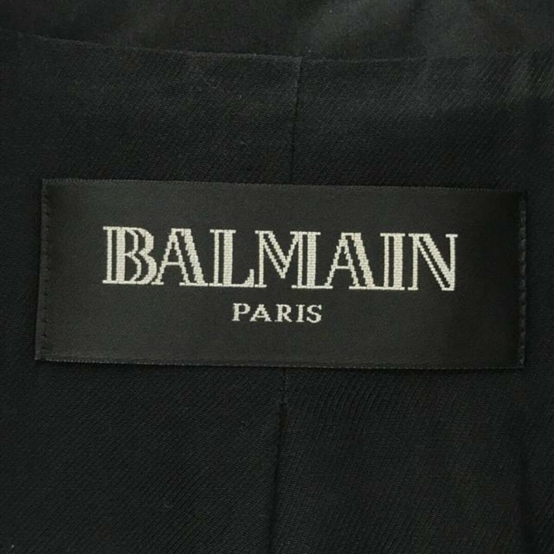 BALMAIN - 【美品】 BALMAIN / バルマン | サテン ショールカラー 切替