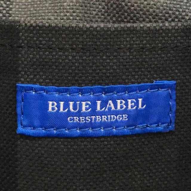 BLUE LABEL CRESTBRIDGE / ブルーレーベル・クレストブリッジ | クレストブリッジ チェック トート バッグ チャーム付き |  グレー | レディース