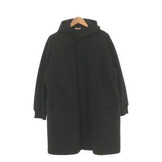 アーツアンドサイエンス(ARTS&SCIENCE)の【美品】  ARTS&SCIENCE / アーツアンドサイエンス | Simple Mods Balloon Coat ウール モッズ バルーン フーデッド ロング コート | 2 | ブラック | メンズ(その他)