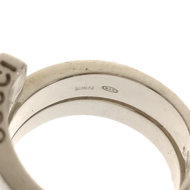 【美品】 GUCCI / グッチ | シルバー925 Gロゴ スパイラル スネーク リング 箱・ケース付き | 13号 | シルバー | レディース