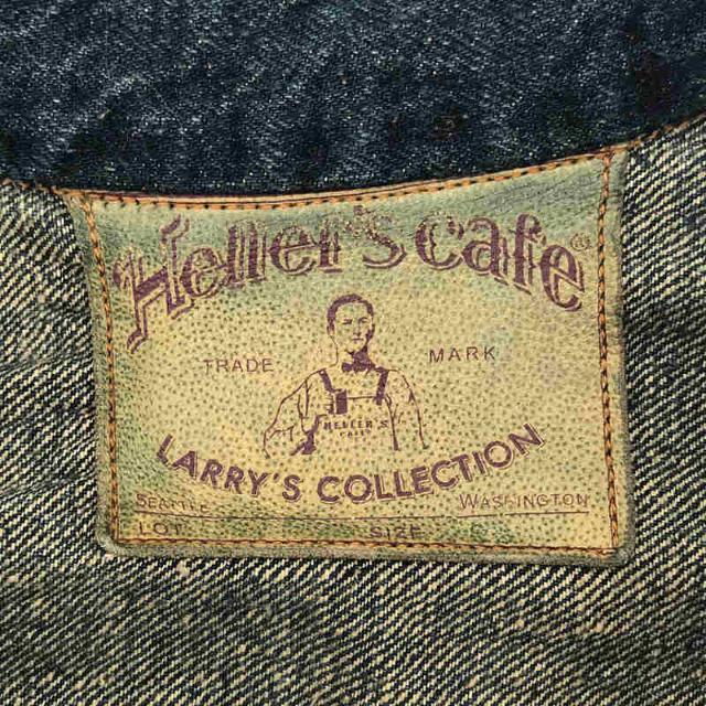 HELLER'S CAFE / ヘラーズカフェ | Nonpareil Browse Vintage ヴィンテージ 加工 シンチバック デニム ジャケット WAREHOUSE | 38 | インディゴ | メンズ