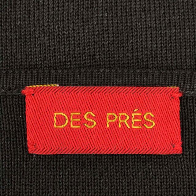 DES PRES(デプレ)のDES PRES / デプレ | シルク ポリエステル Vネックプルオーバー ニット カットソー | S | チャコール | レディース レディースのトップス(ニット/セーター)の商品写真