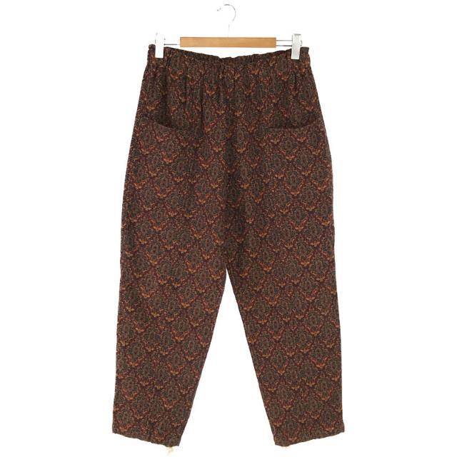 South2West8 S2W8 / サウストゥーウエストエイト | 2022AW Army String Pant - Arabesque Jacquard LQ759 ジャガード ワイドシルエット アーミーストリング パンツ | S | ブラウン | メンズ