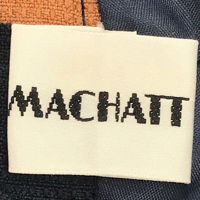 【美品】  MACHATT / マチャット | ドット ギャザー ボリュームロングスカート | ネイビー / オレンジ | レディース 5