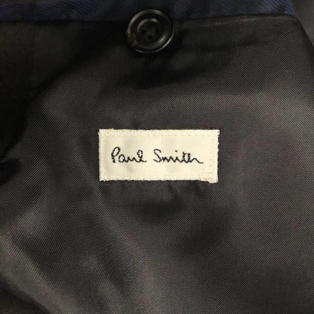 Paul Smith(ポールスミス)のPaul Smith / ポールスミス | ウール メルトン バイカラー 切替 ピーコート | L | ブラウン / ネイビー | メンズ メンズのジャケット/アウター(その他)の商品写真