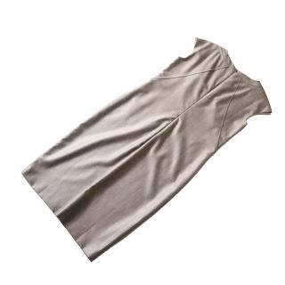 MaxMara 最高級 落ち感美しい♪ ドレープ シースルー袖 ワンピース