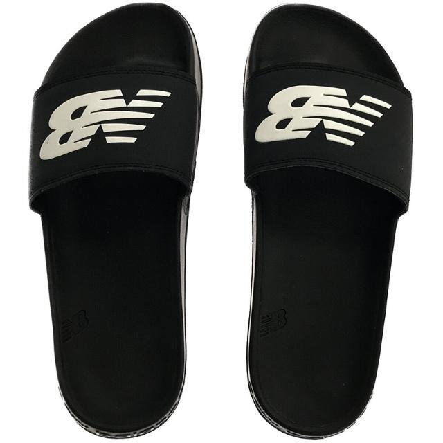 New Balance(ニューバランス)の【美品】  New Balance / ニューバランス | SMF200B1 ロゴ スポーツ シャワー サンダル | 27 | ブラック | メンズ メンズの靴/シューズ(サンダル)の商品写真