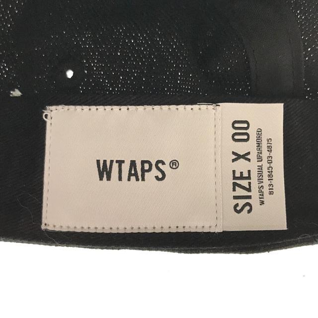 W)taps(ダブルタップス)のWTAPS / ダブルタップス | EX44_collection OXFORD TEXTILE CROSSBONE クロスボーン キャップ 帽子 | 0 | ブラック | メンズ メンズの帽子(その他)の商品写真