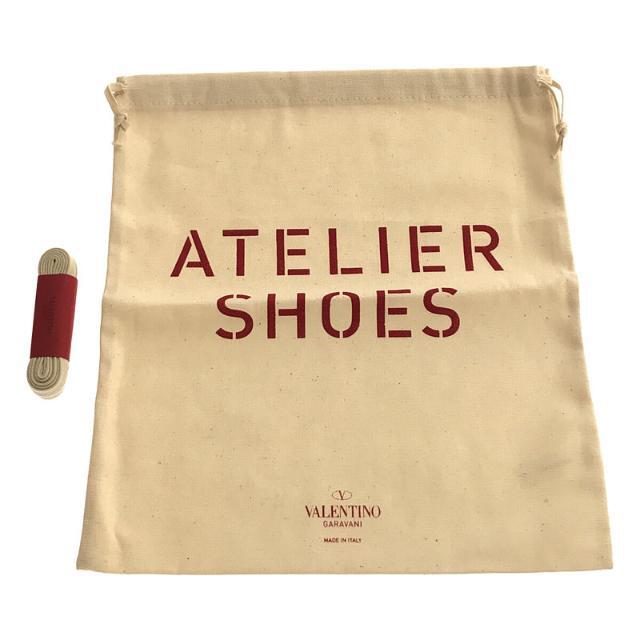 【美品】  VALENTINO GARAVANI / ヴァレンティノガラヴァーニ | ATELIER SHOES  07 アトリエ 07 キャンバス ローカット スニーカー 箱・保存袋付き | 37 | 生成り | レディース 8