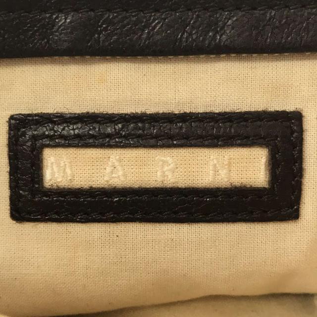 Marni(マルニ)のMARNI / マルニ | レザー スタッズ ショルダー バッグ | ー | ダークブラウン | レディース レディースのバッグ(ショルダーバッグ)の商品写真