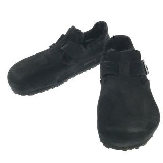 ビルケンシュトック(BIRKENSTOCK)の【美品】  BIRKENSTOCK / ビルケンシュトック | London Shearling ロンドンシアリング スエードレザー ボアライナー シューズ サンダル | 27 | ブラック | メンズ(サンダル)