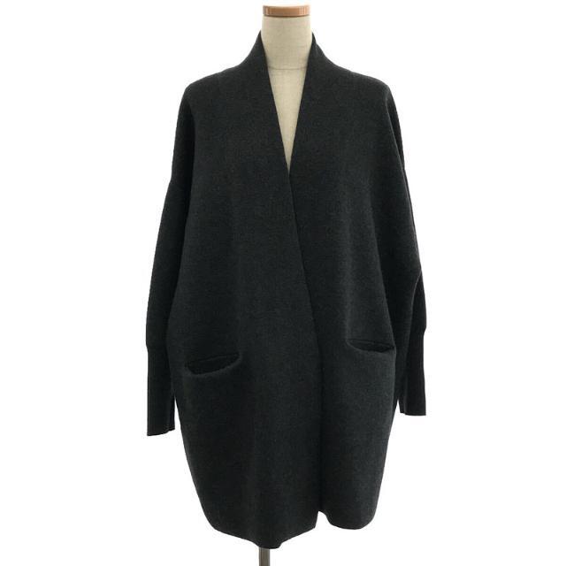 【美品】 IENA / イエナ | 2022AW カシミヤ ブレンド ダブルフェイス ニットガウンカーディガン | F | グレー | レディース | フリマアプリ ラクマ