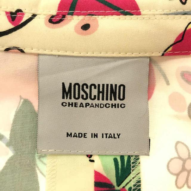 MOSCHINO / モスキーノ | CHEAP AND CHIC チープアンドシック フラワー プリント テーラード ジャケット ハンガー付き |  40 | マルチカラー | レディース