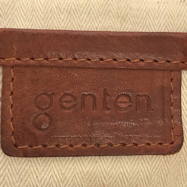 genten / ゲンテン | ユーフラテス レザー ハンドステッチ トート ショルダー バッグ 保存袋付き | ブラウン | レディース