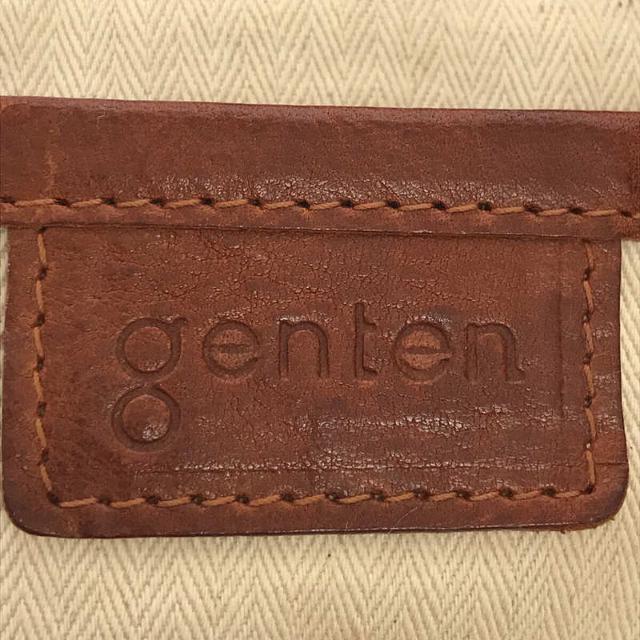 genten / ゲンテン | ユーフラテス レザー ハンドステッチ トート ショルダー バッグ 保存袋付き | ブラウン | レディース