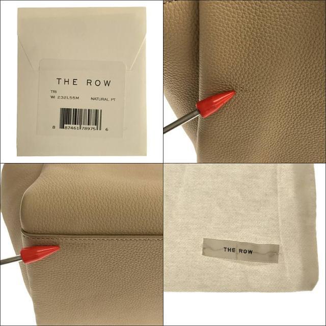 【美品】  THE ROW / ザロウ | W1232 L55M TR1 グレイン カーフ レザー トート バッグ 保存袋付き | NATURAL PT / ベージュ | レディース