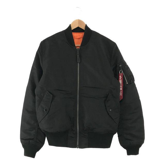 alpha industries / アルファインダストリーズ | ナイロン ツイル 中綿入り リバーシブル MA-1 ミリタリー フライト  ジャケット | L | ブラック | メンズ | フリマアプリ ラクマ