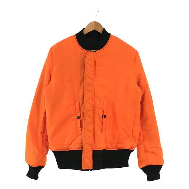 alpha industries / アルファインダストリーズ | ナイロン ツイル 中綿入り リバーシブル MA-1 ミリタリー フライト ジャケット | L | ブラック | メンズ 4