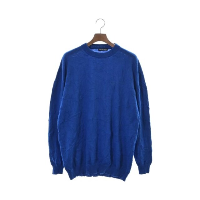 BALENCIAGA バレンシアガ ニット・セーター S 青 【古着】-