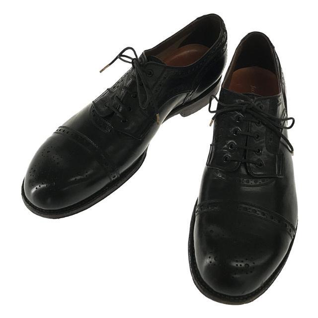 foot the coacher(フットザコーチャー)の【美品】  foot the coacher / フットザコーチャー | AMERICAN SHOES ieather sole ウィングチップ レザー ドレスジューズ 革靴 箱有 | 8 1/2 | BLACK | メンズ メンズの靴/シューズ(ドレス/ビジネス)の商品写真