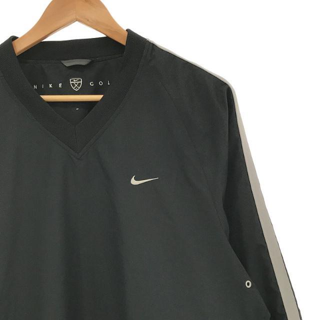 NIKE GOLF / ナイキゴルフ | Vネック 袖 ライン プルオーバー ジャケット | M | ブラック | メンズ