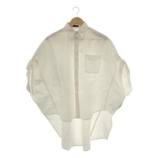 アールサーティーン(R13)のR13 / アールサーティーン | コットン オーバーサイズ 袖ロールアップ 半袖 シャツ | M | ホワイト | レディース(シャツ/ブラウス(半袖/袖なし))