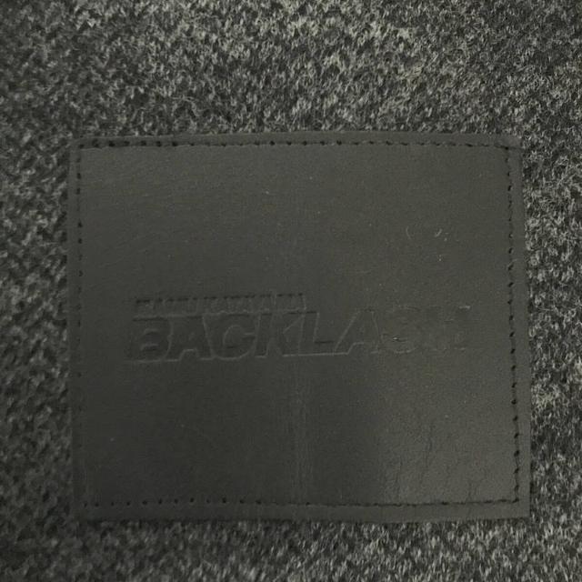 ISAMUKATAYAMA BACKLASH(イサムカタヤマバックラッシュ)の【美品】  ISAMU KATAYAMA BACKLASH / イサムカタヤマバックラッシュ | 羊革 ラムレザー 切替 ウール ツイード 2B テーラード ジャケット | S | グレー | メンズ メンズのジャケット/アウター(その他)の商品写真