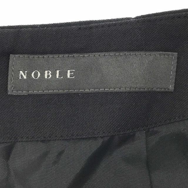 Noble(ノーブル)のNOBLE / ノーブル | 2020AW | ジップ Aライン スカート | 38 | ブラック | レディース レディースのスカート(ロングスカート)の商品写真