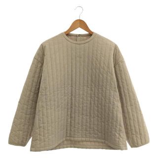 ロク(6 (ROKU))の6(ROKU) / ロク | STRIPE QUILTING PULLOVER ストライプ キルティング プルオーバー カットソー | アイボリー | レディース(トレーナー/スウェット)