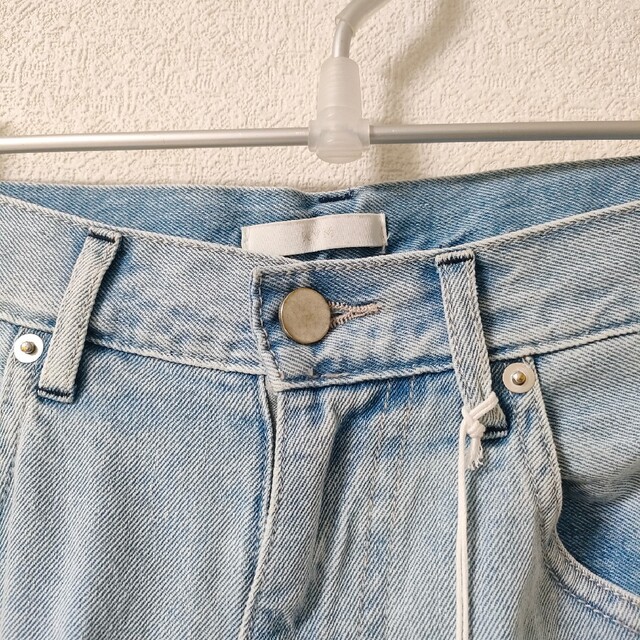 LIDNM(リドム)の【タグ付き】WYM LIDNM LOOSE FIT DENIM アイスブルー S メンズのパンツ(デニム/ジーンズ)の商品写真