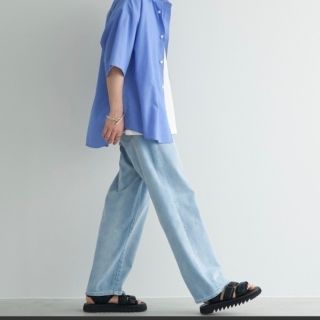 リドム(LIDNM)の【タグ付き】WYM LIDNM LOOSE FIT DENIM アイスブルー S(デニム/ジーンズ)