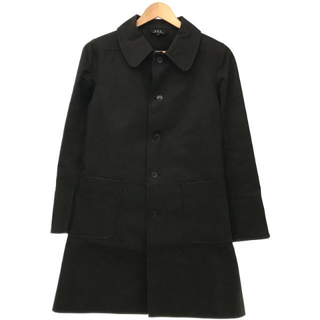 A.P.C. / アーペーセー | ラバーコーティング レインジャケット ロングコート | 36 | カーキ | レディース | フリマアプリ ラクマ