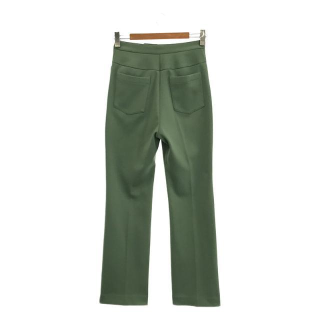 6(ROKU) / ロク | JERSEY BOOT CUT PANTS ジャージブーツカットパンツ green | 38 | グリーン | レディース