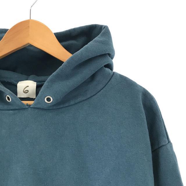 6 (ROKU)(ロク)の6(ROKU) / ロク | ヴィンテージ COLOR SWEAT HOODIE カラースウェット フーディー パーカー blue | ブルー | レディース レディースのトップス(トレーナー/スウェット)の商品写真