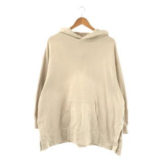 ネストローブ(nest Robe)のnest robe / ネストローブ | UpcycleLino 裏毛フード付きプルオーバー | F | ナチュラル | レディース(トレーナー/スウェット)