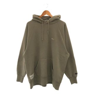 ディセンダント(DESCENDANT)のDESCENDANT / ディセンダント | HOODED SWEATSHIRT ワンポイント刺繡ロゴ コットン スウェット プルオーバー パーカー フーディ | 3 | グリーン | メンズ(スウェット)