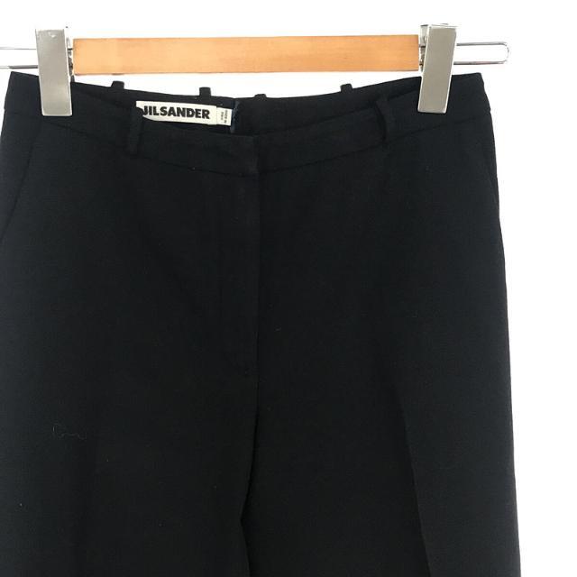 JIL SANDER / ジルサンダー | ウール カシミヤ ストレッチ テーパード スラックス | 32 | ネイビー | レディース 1