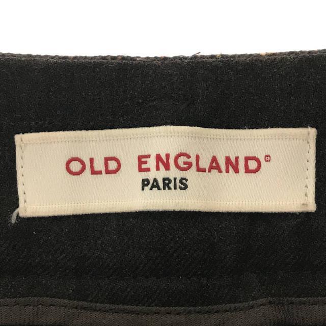 OLD ENGLAND(オールドイングランド)のOLD ENGLAND / オールドイングランド | ウール コットン シルク ストレッチ ネップ センタープレス スラックス | 36 | ブラウン | レディース レディースのパンツ(その他)の商品写真