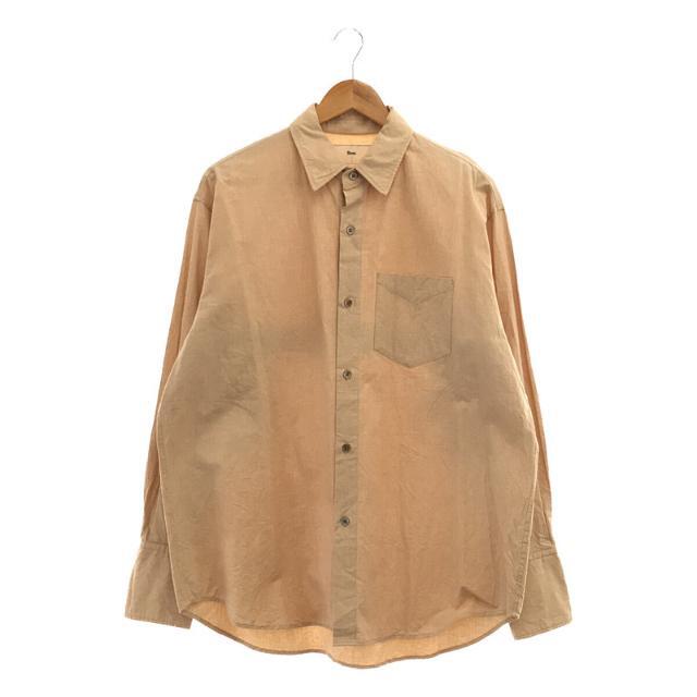 Text / テクスト | Ventilated Shirt Amazon Jungle Cotton Twill オーガニック コットン ツイル ベンチレーション シャツ | 1 | ベージュ | メンズ