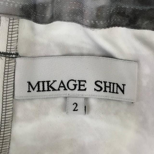 【美品】  MIKAGE SHIN / ミカゲシン | 2022AW Slit Flare Pants / Blue Marble スリット フレア パンツ ユニセックス | 2 | ブラウン | メンズ