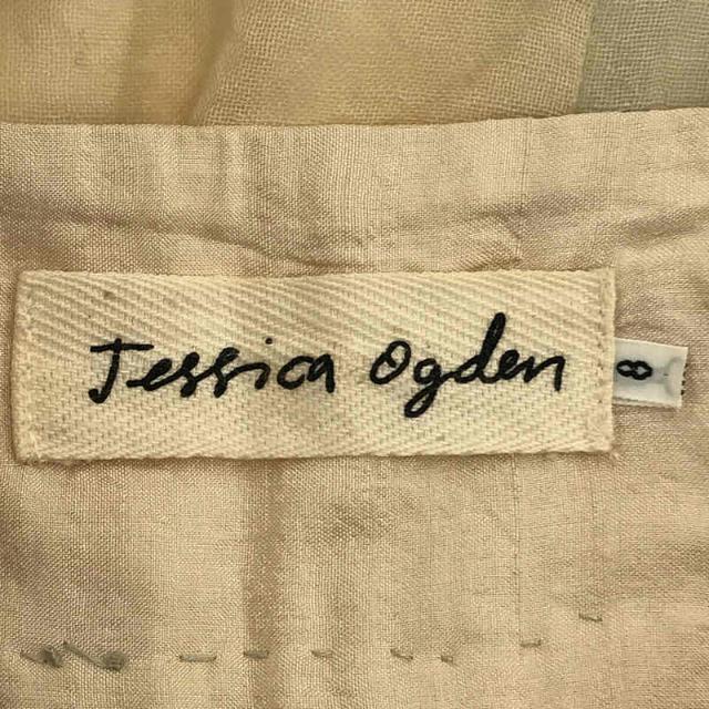 Jessica Ogden / ジェシカオグデン | ウール シルク 切替 パッチワーク ギャザー スカート | 8 | マルチカラー | レディース レディースのスカート(ひざ丈スカート)の商品写真