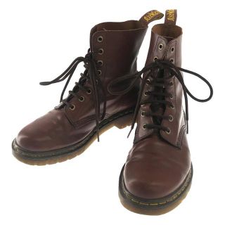 ドクターマーチン(Dr.Martens)のDr.Martens / ドクターマーチン | レザー レースアップ 8ホール ショートブーツ | 7 | ブラウン | レディース(ブーツ)